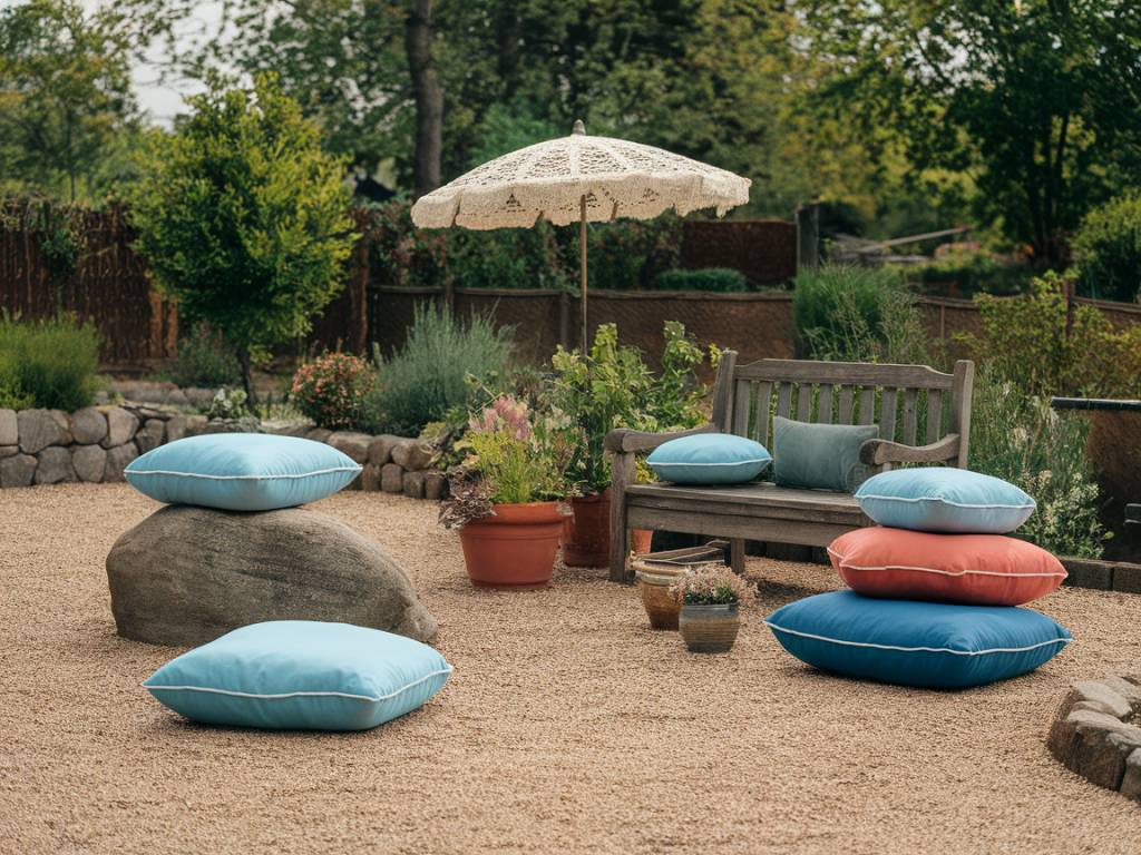 coussin extérieur : les indispensables pour une déco harmonieuse au jardin